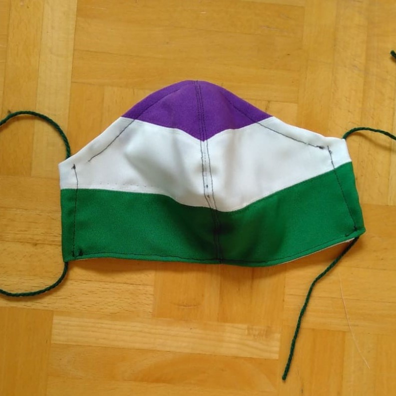 Genderqueer Pride Mask